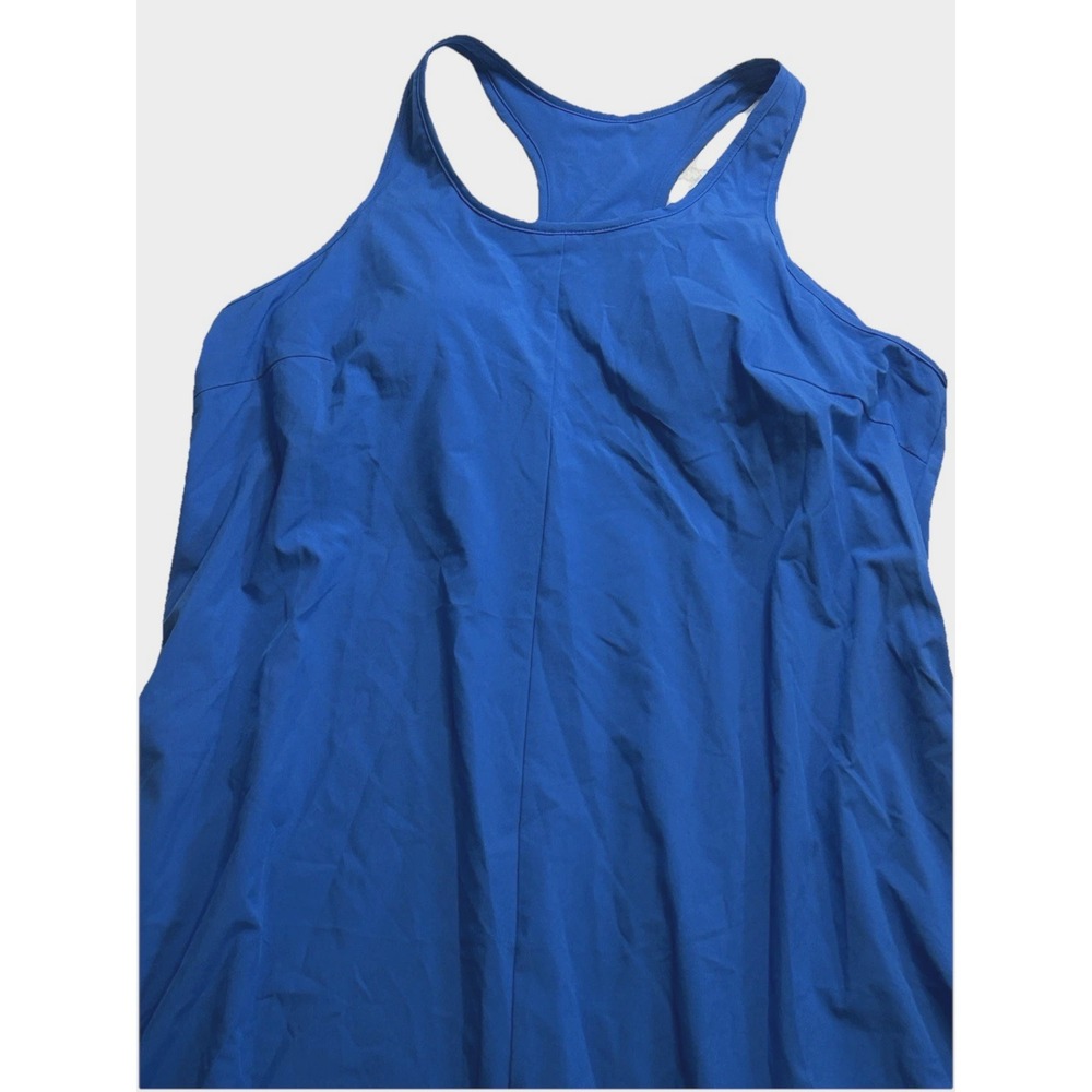 Halara NEW - Breezeful Backless Racerback Size Medium High Low Flowy Midi Dress - Picture 3 of 16